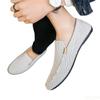 Mocasines para Hombre Primavera Verano Tallas Grandes Ligeros Cómodos Planos Casuales Hombres Transpirables Slip-on Piel Suave Zapatos de Conducir