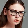 Chic Y2K Cat Eye Fashion Glasses for Women - Retro Square Frame Anti-Reflective Lens Perfect for Beach & Party