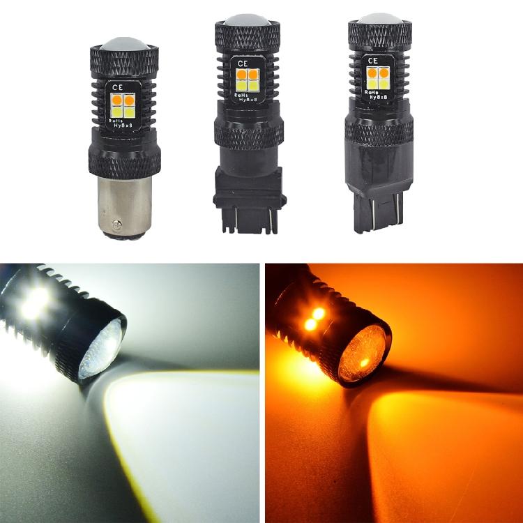 for Cars Lighting 16SMD LED Turn Signal Lights Bulb 1157 3157 7443 3030 Blinker