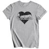 Retro Rochester Minnesota Skyline Herz Abgenutztes T-Shirt