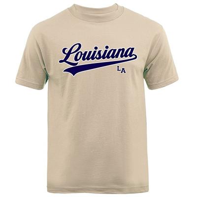 Bundesstaat Louisiana Swoosh LA Grafik T-Shirt Unisex T-Shirt