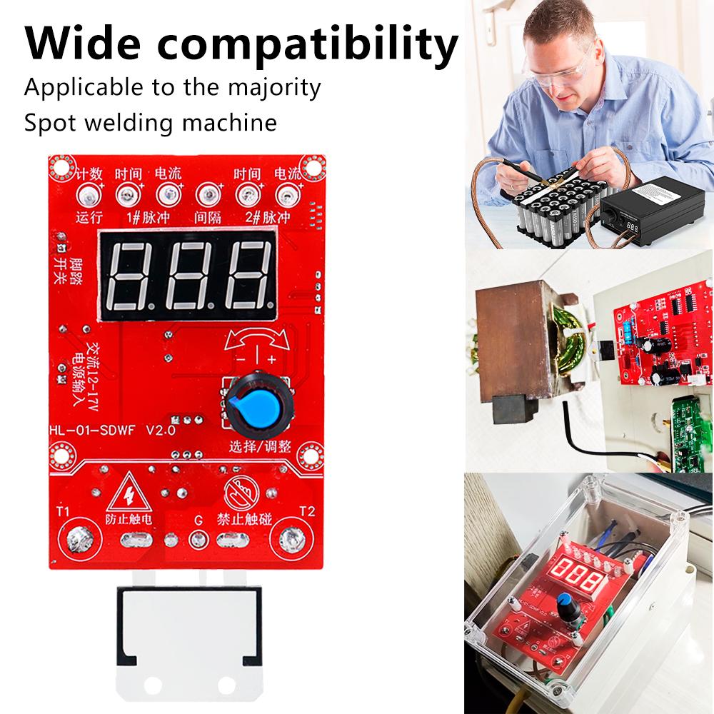 100A/41A Spot Welder Control Board Spot Welding Machine Controller Current Time Control Module