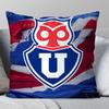 Chile U-University Club B Pillow Case Square Pillow Bedroom Sofa Leisure Comfort Cushion Car Living Room Home Decoration 40X40