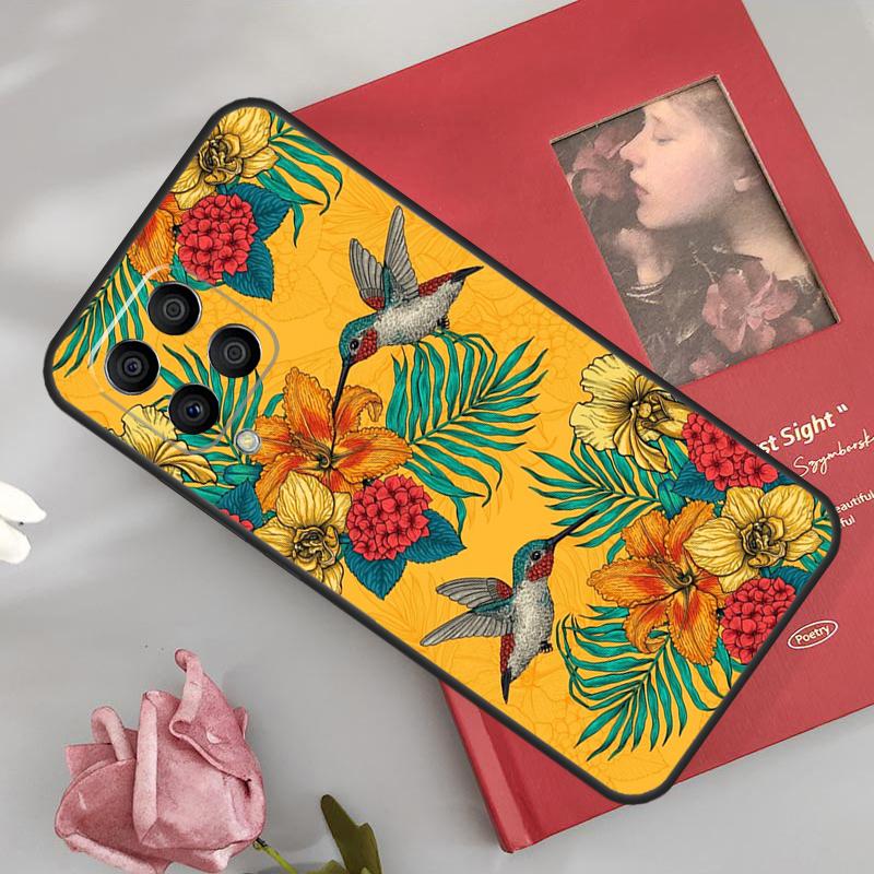 Hummingbird Case For Samsung Galaxy M33 M15 M55 M13 M23 M53 M31 M51 M14 M34 M54 M20 M30s M32 M52 Cover