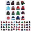Unique Patterned Christmas Beanie Hat With Bright Led Lights For Winter Cheer