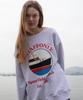 STAFFONLY Boat Sweatshirt (Melange White)