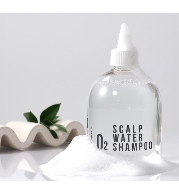 Alive:Lab O2 Scalp Water Shampoo – Refreshing Deep Scalp Cleansing Shampoo 350ml