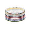 European & American Style Colorful Zircon Diamond Elastic Tennis Bracelet