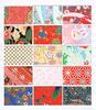 Washi Kawasumi Chiyogami Yuzen Washi Large Size 38.5 x 53 cm 15 Designs (1 sheet each) 15 sheets per pack Set A
