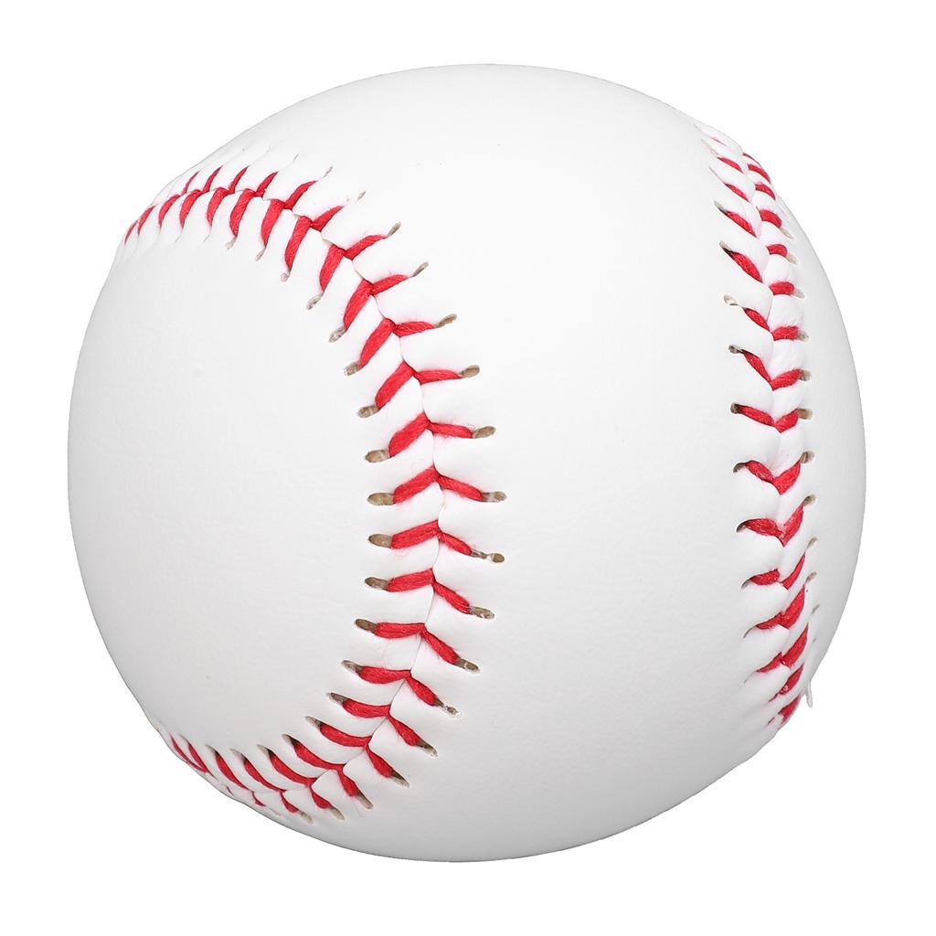 Standard 9 Zoll Handgefertigte Baseballs Gummi-Innenleben Weicher Baseball 7,2cm Softball Trainingsball