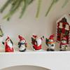 Christmas Figurine Figure Decors Resin Santa Clauses Statue Christmas Decorative Figurines Table Centerpiece for Holiday