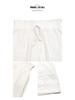 Baifen Zhi Yi: 2026 Resort Style Casual Lace Patchwork Wide-Leg Pants with Elastic Waist