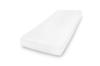 Satin Fitted Sheet 120x200x25, White_01, Matex
