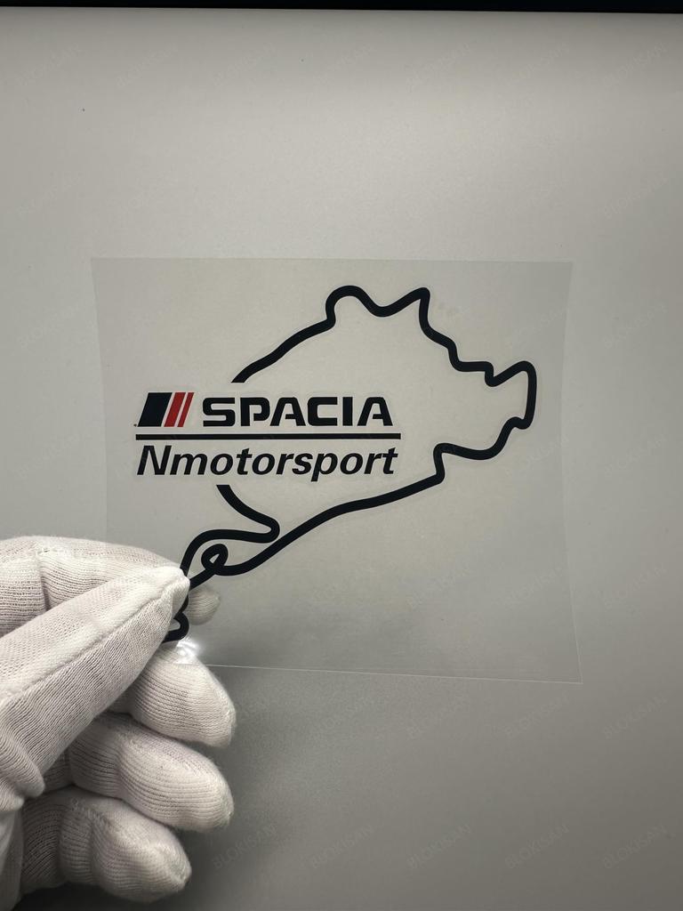 Spacia Fuel Outlet Cover Sticker Rear Glass MK54S MK94S Fuel Outlet Racing Circuit Sticker