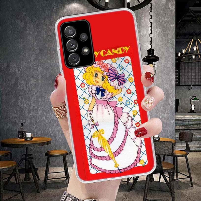 Anime Candy Phone Case For Samsung Galaxy A13 A14 A15 A16 A17 A53 A54 A55 A56 A57 A33 A34 A35 A36 A37 A23 A24 A25 A26 Galaxy A13