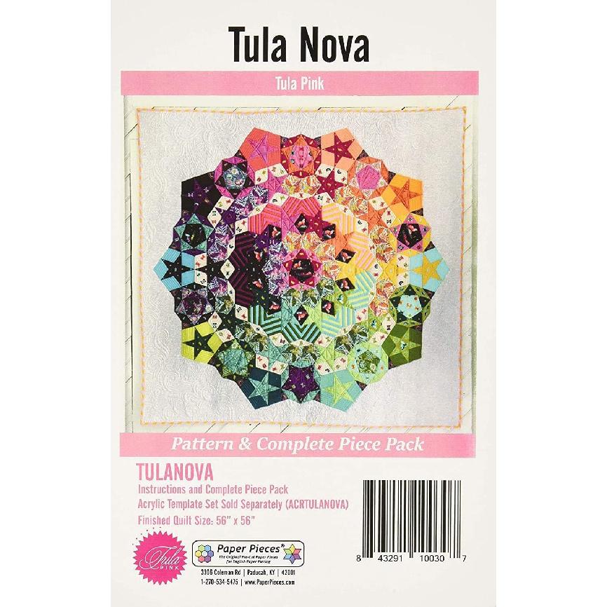 Complete Tula Nova Bundle - Tula Nova Quilt Pattern + Acrylic Templates