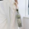 Borsa Vino Lucida Lusso Leggero Rete Strass Borsa Termica per Bicchiere Portatile Custodia per Bottiglia di Vino Cena