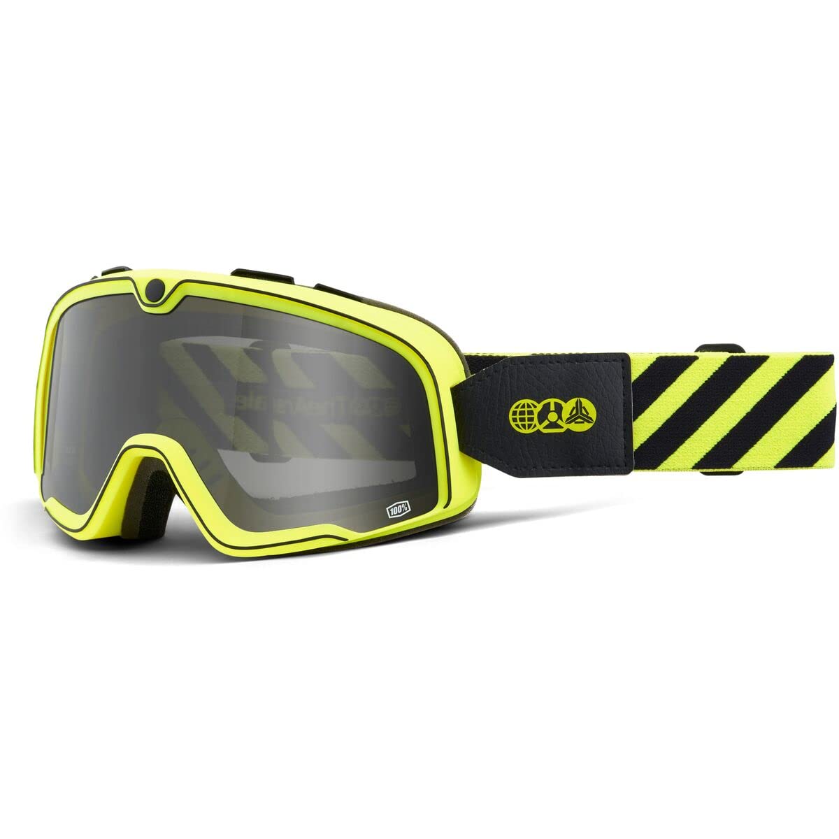 BARSTOW Premium Protective Sports Goggles Smoke 100% (Arsenale - Lens).