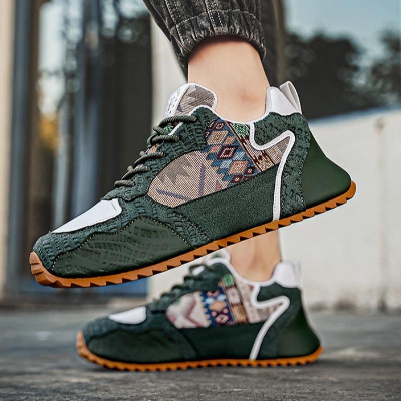 Grenzüberschreitend Übergröße39-48 Herren Sneaker Trend Nationalität Wasserdicht Bequem Vulkanisierte Schuhe Schnürschuhe Plateau Freizeitschuh