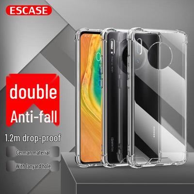 ESCASE Huawei Vergilbungsfreie Transparente Stoßfeste Handyhülle