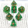 Dragon Eyeball Dice Set, 7PCS Sharp Edge D&D Dice with Gift Case for Dungeons and Dragons Table Game