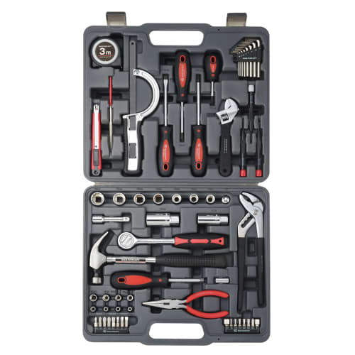 KAKURI MB-61 Multicraft Tool Set, 61 Mecha Bits with Storage Case, 13.5 x 12.5 x 3.3 inches (355 x 310 x 82 mm), Compact, for DIY, Office, and Home Us