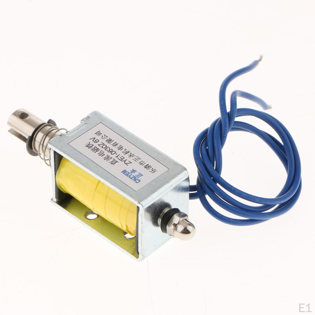 Kompaktiškas linijinis solenoidinis aktuatorius namų automatizacijai