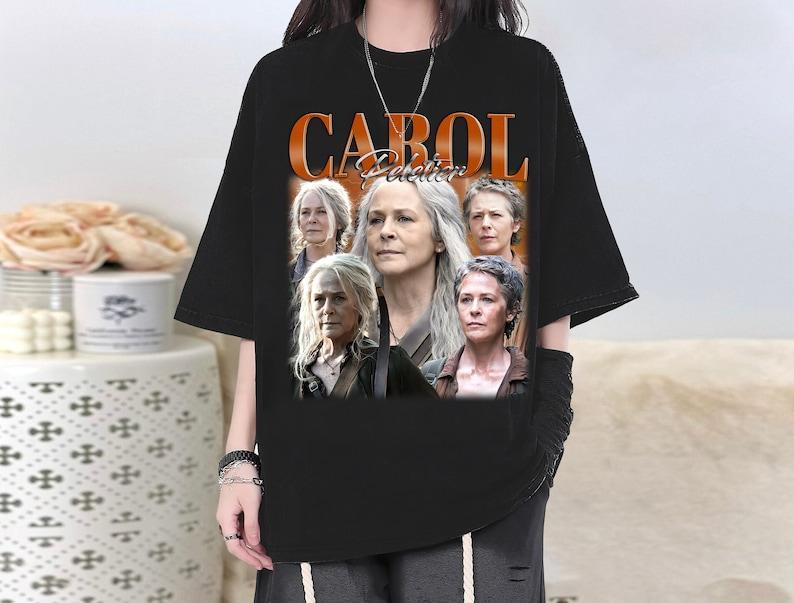 Retro Carol Peletier TShirt Actress Carol Peletier Fan Super Star Tee Shirt