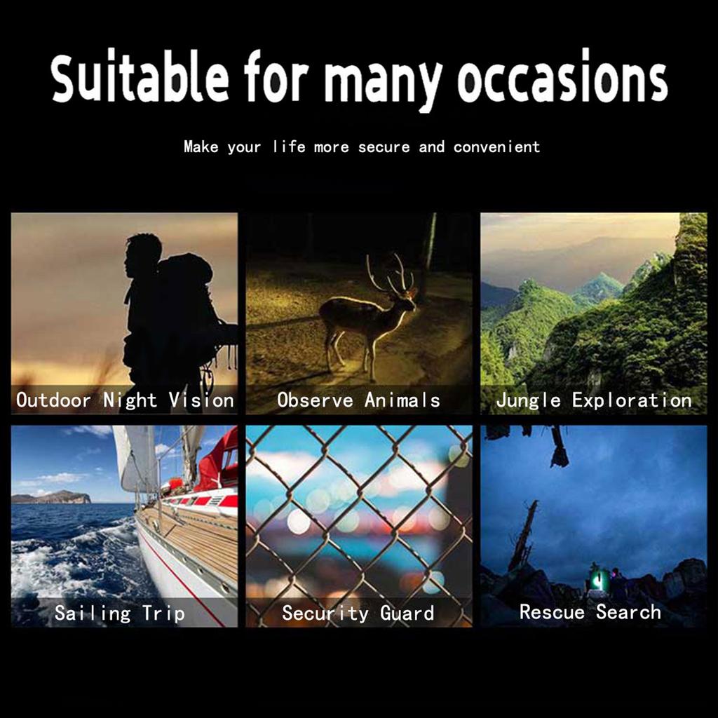 Night Vision Goggles Kikare Jaktkamera Infraröd 4K 36MP High Clear Dag och Natt Dual