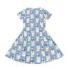 Girl Summer Dress Color & Print Short Sleeve Dress With Pocket Casual Dress Shorts Sleeve Party Dress Easter Day