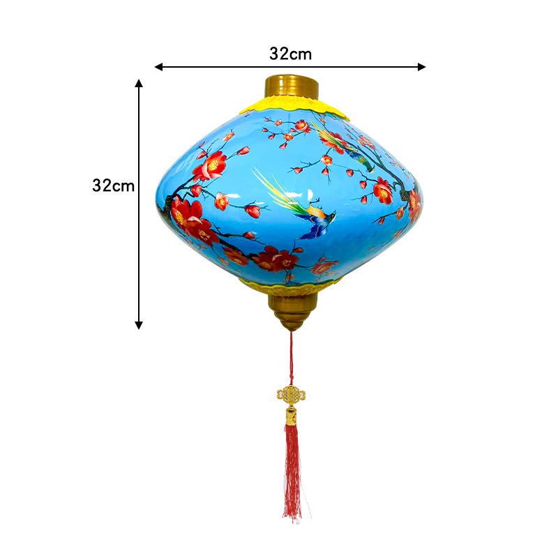 Waterproof Outdoor Imitation Silk Chinese Palace Lantern: Mid-Autumn Festival Decoration