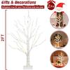 PEIDUO Christmas Decorations Indoor, 2 FT Birch Tree with LED Lights, Fairy Light Spirit Tree for Christmas Decor, Warm White Lighted Birch Trees for