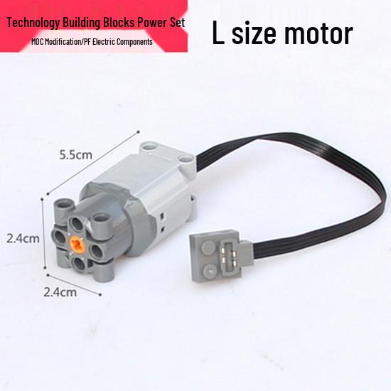 Compatible Lego M-Size Motor Power Set: Mechanical Building Blocks, Technology Accessories, Remote Control, 5 Battery Box