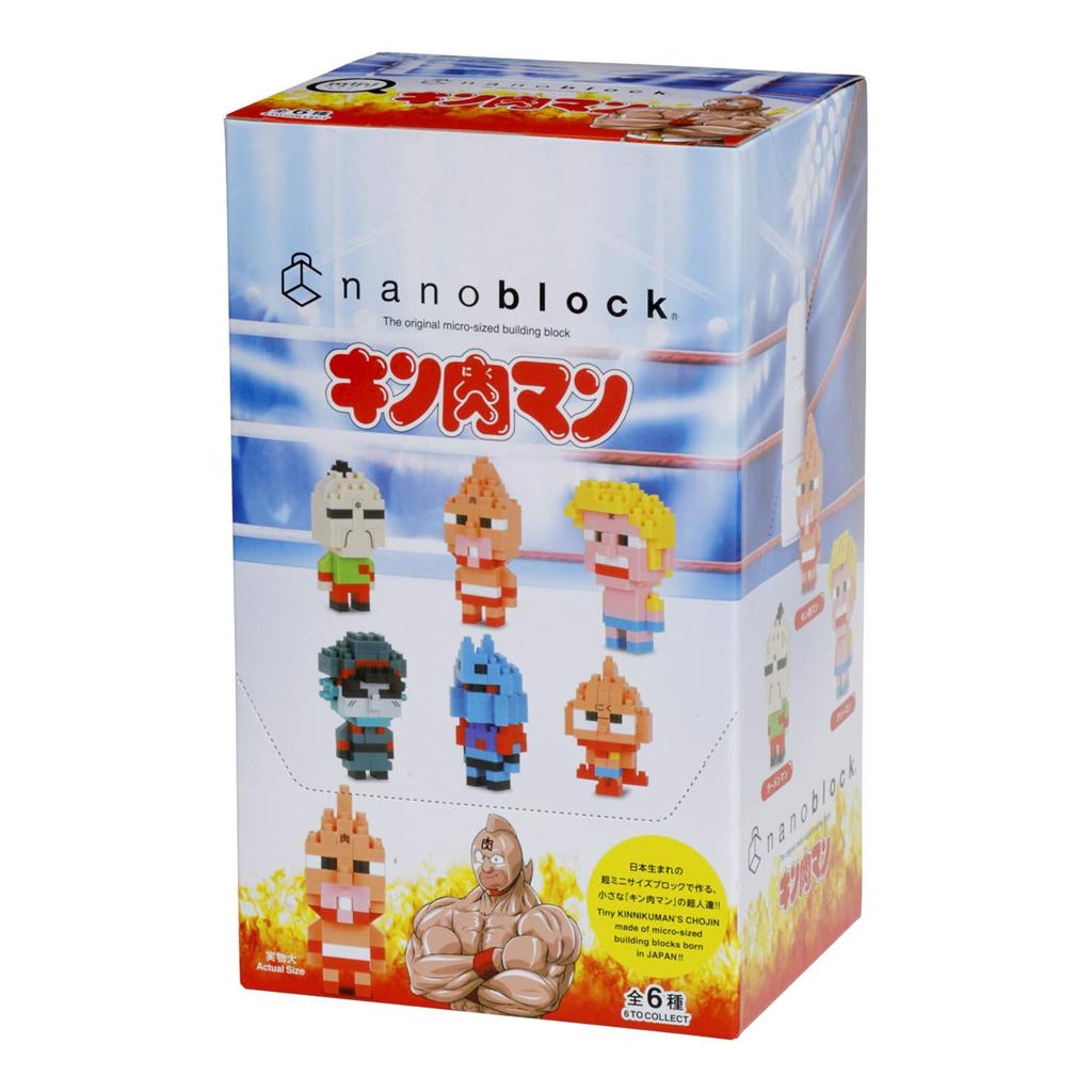 Kawada Nanoblock Mini Nano Kinnikuman Boxed 1 Box 6 6 Types in Total NBMC_13S Product, = Pieces,