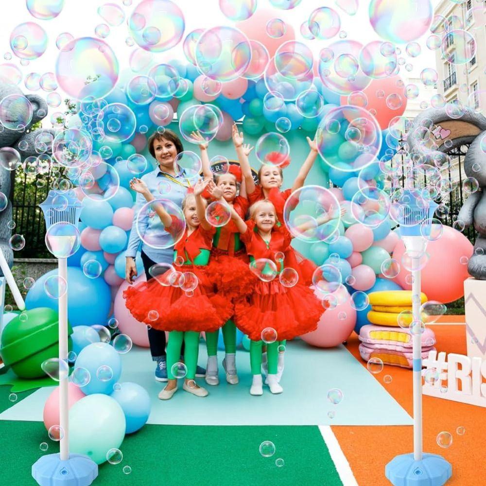 Automatic Bubble Maker Rechargeable Bubble Garden Lamp Hot Bubble Torch  for Wedding