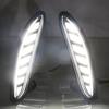 DRL For Toyota Venza 2021 2022 2023 2024 With Turn Signal Yellow Led Daytime Running Light Front Bumper Fog Lights Driving Lamp Blue Night Light
