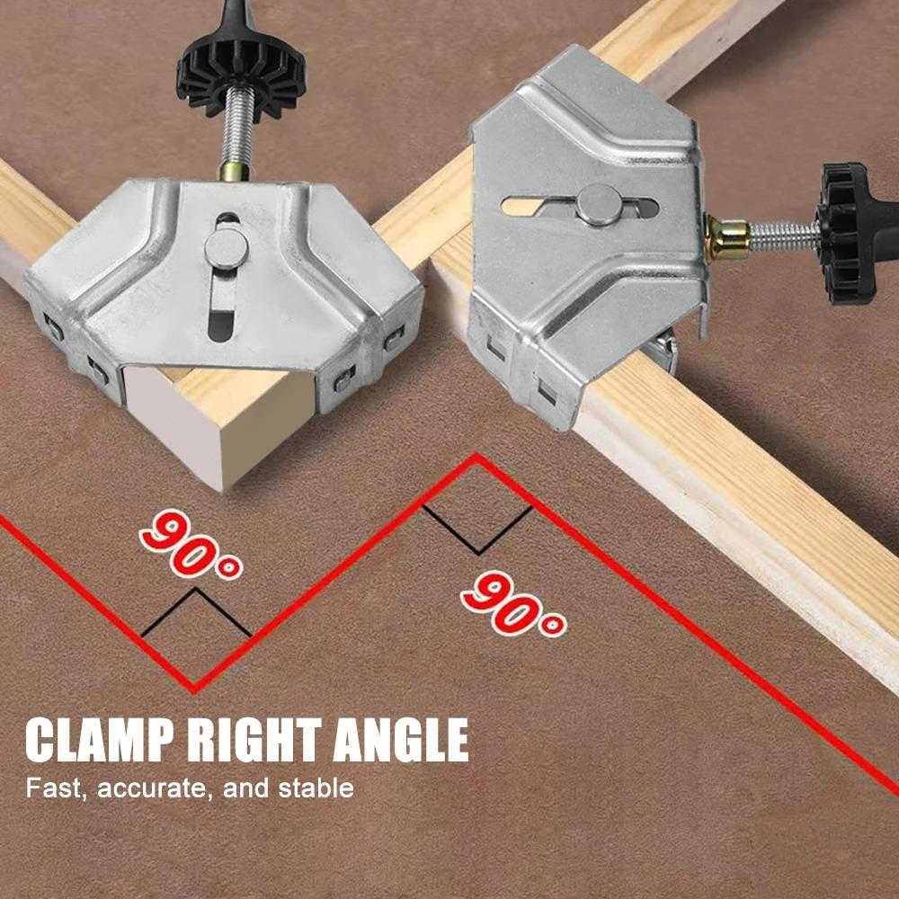 Stainless Steel Corner Clamp Locator Sturdy 90 Degree Fixing Clamp  Woodworking Splicing