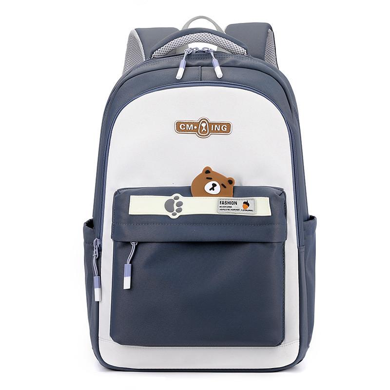 New Style Student Backpack For 3-6 Grade Primary School Kids Cartoon Bag With Large Capacity