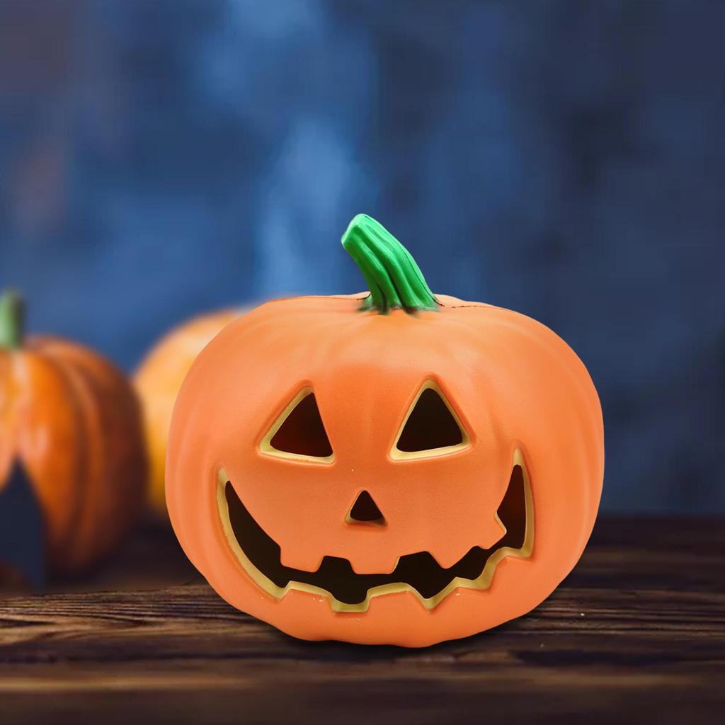 Halloween Lantern Pumpkin Figurine Light Table Centerpieces Home Ornament