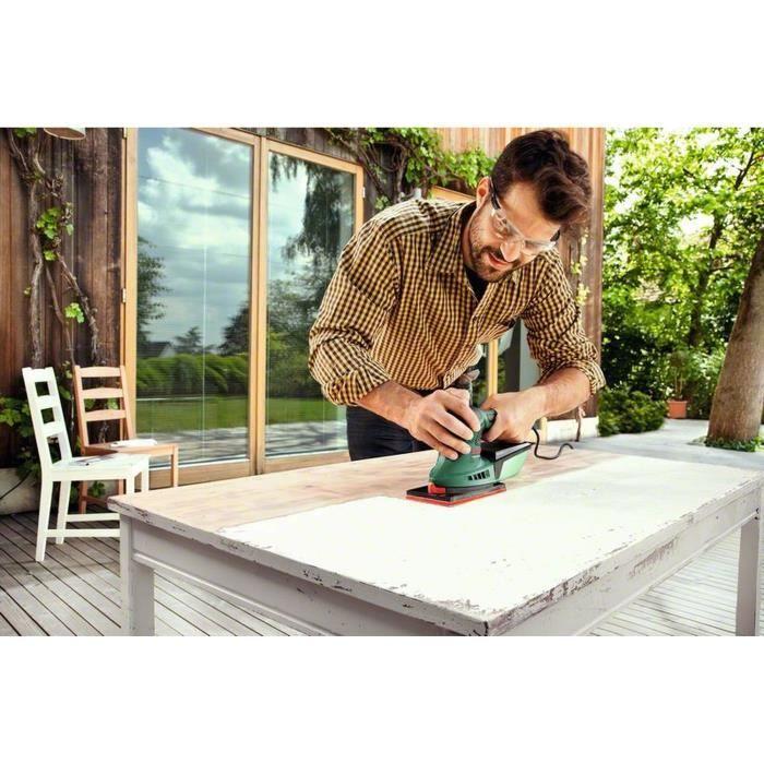 Bosch Multi-Sander - PSM 200 AES (Supplied with 2 Sanding Sheets, Sanding Pad and Box)