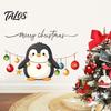 Seasonal Home Improvement Supplies Christmas Cute Penguin Wall Sticker, Merry Cartoon Animal Art Decal, Indoor Outdoor Festive Decor Removable