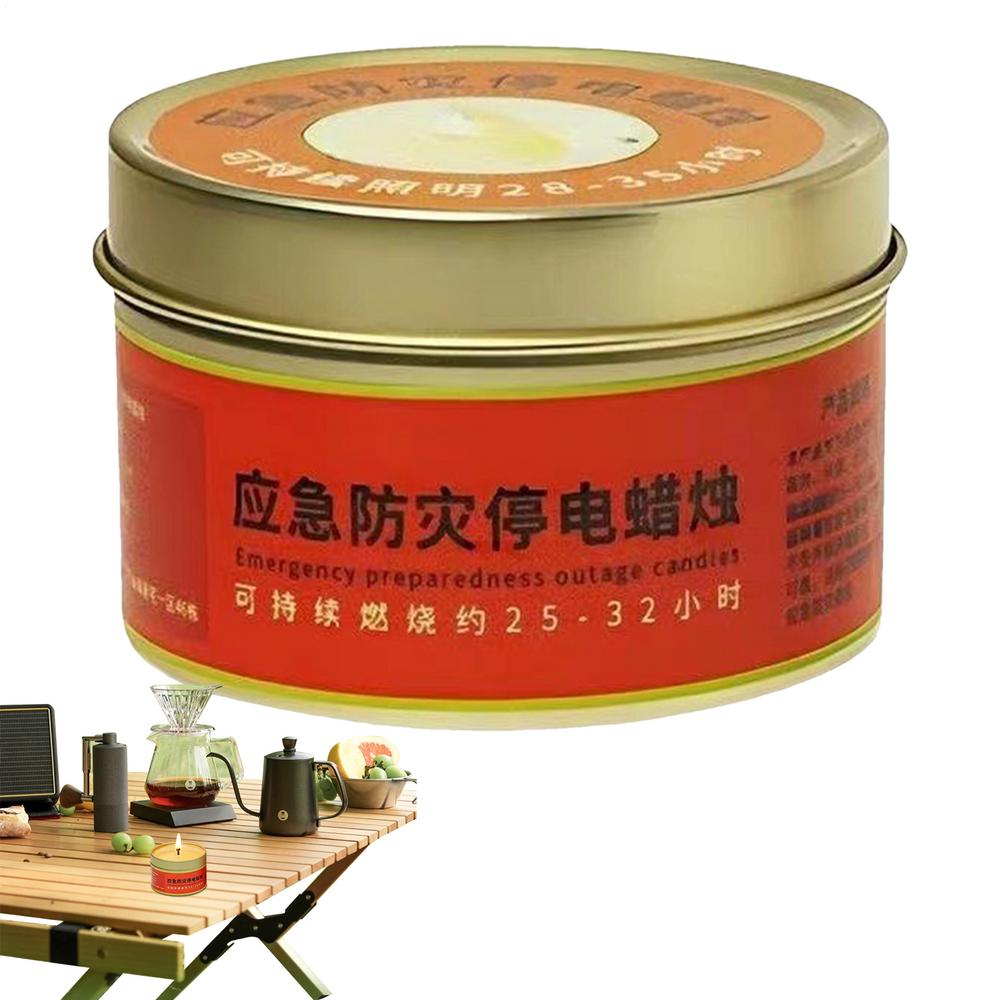 Long Lasting Candles Camping Candles Survival Candles Smokeless Long Burning Candles 24 Hours Portable Power Outage Candles Tea