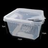 Reptile Breeding Box With Flip Cover Transparent Breathable For Frogs Snake Spider