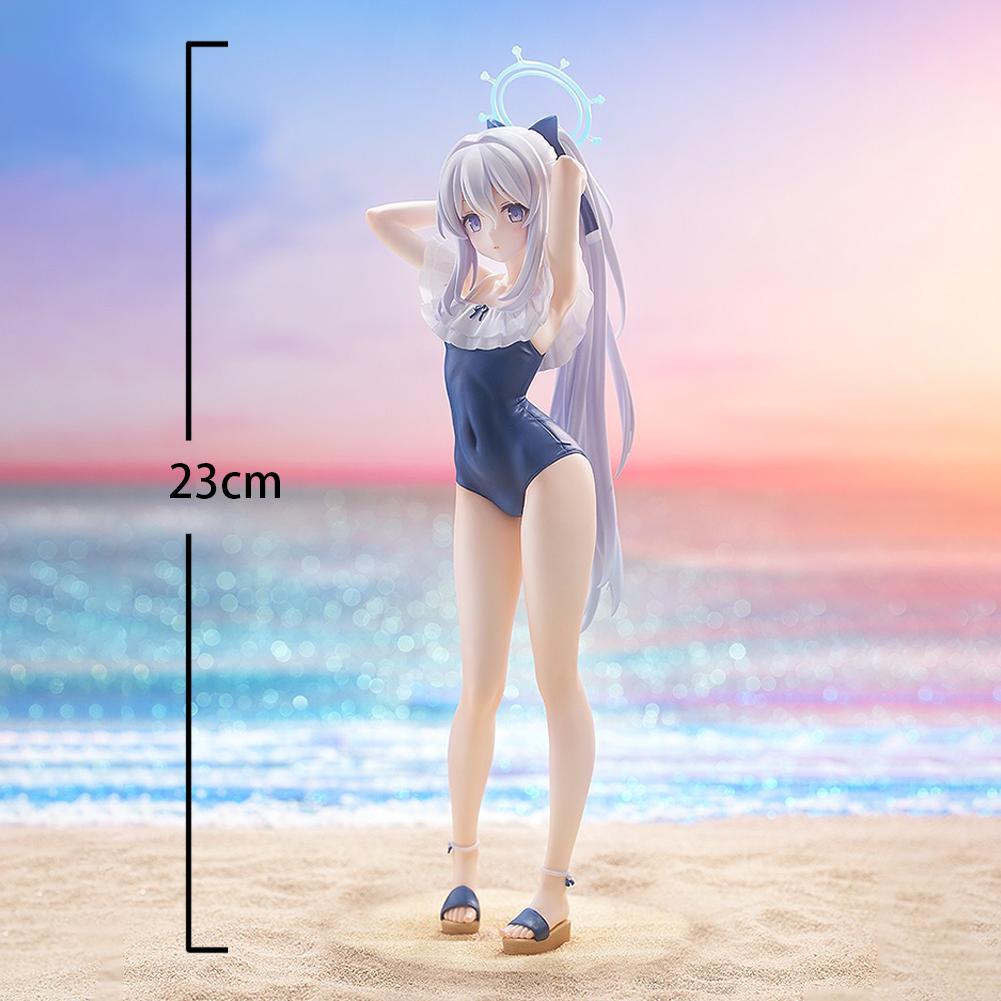 Anime Game Figure Tsukiyuki Miyako Figure Tsukiyuki Miyako Action Figure Swimsuit Girl statue Model Doll Toy Collection Gifts 23cm