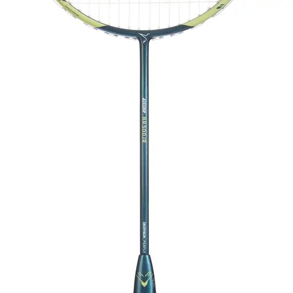 DECATHLON BR 500 Full Carbon Badminton Racket Mid-range Carbon Fiber (without racket) Ball Children's Single Racket 6U Yellow