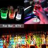Neliky 20pcs LED Coaster, Light Up Coasters, LED Bottle Light, Bottle Glorifier, LED Stickers Coaster Light Up for Drinks, Flash Light Up Cups