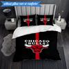 3PCS Bull Basketball Artwork Bedding Set,Including 1pc Duvet Cover And 2pcs Pillowcases Perfect for Bedroom, Dormitory, Fan Christmas Gift