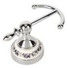 Silver Coat Hook Stainless Steel Ceramic Zinc Alloy Robe Hook Wall Hook  Entryway Bathroom Bedroom