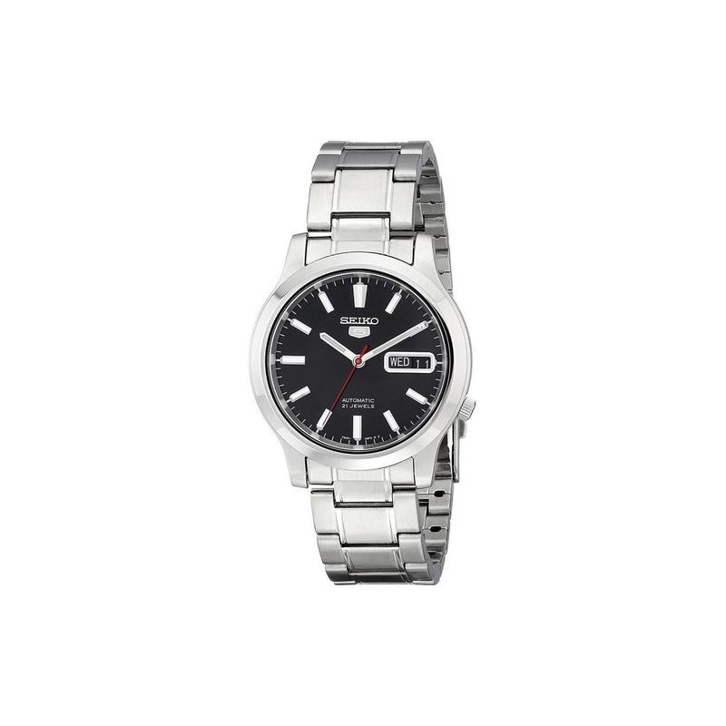 SEIKO Fashion Trend Automatic Steel Strap 37mm Men s Watch Black Dial SNK795K1 чёрный