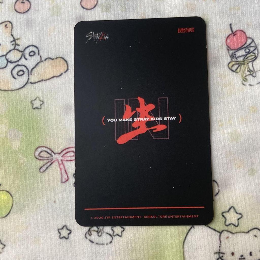 [USED] Seungmin StrayKids IN raw subk shop limited edition Stray Kids trading card